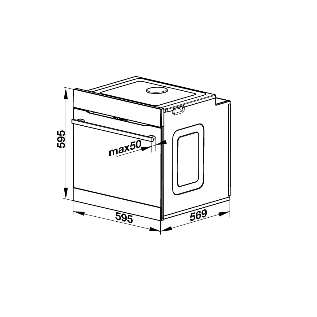 Lò nướng âm tủ HO-K60C