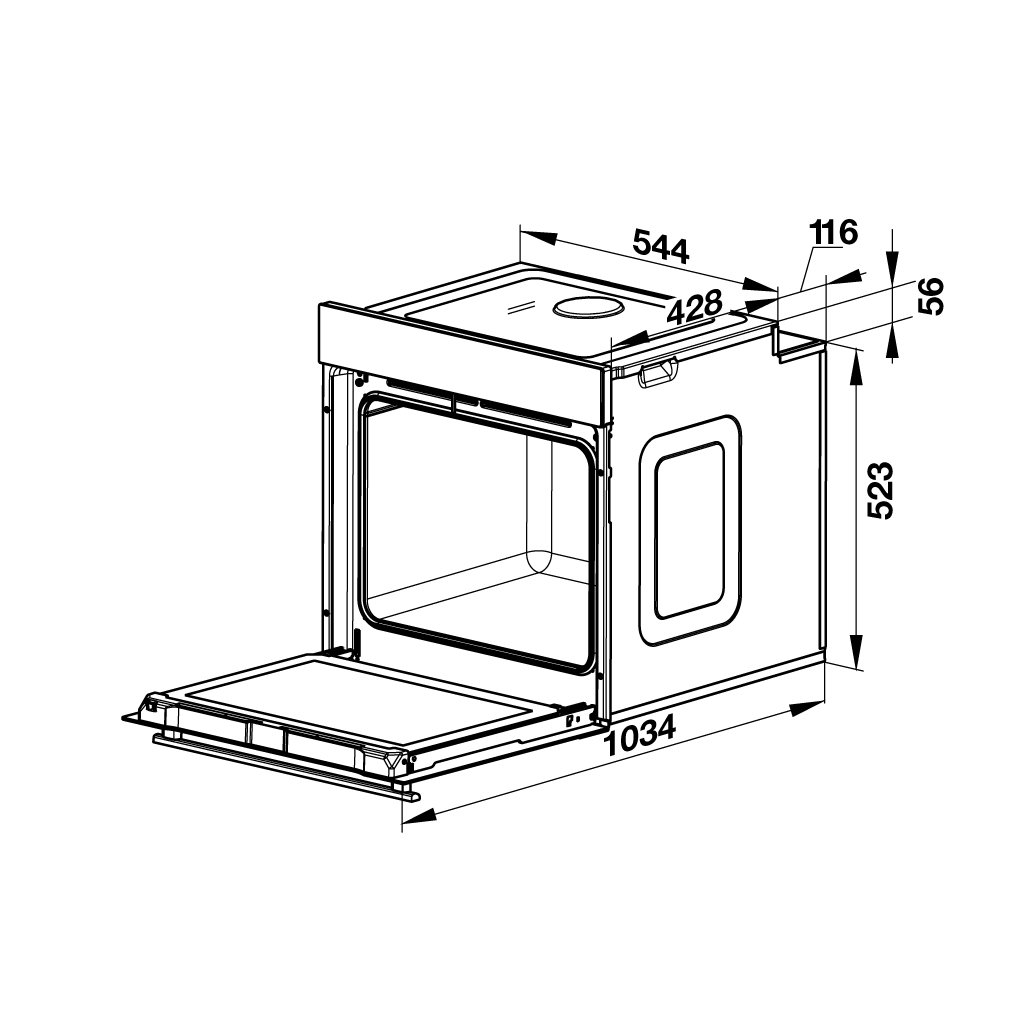 Lò nướng âm tủ HO-K60C