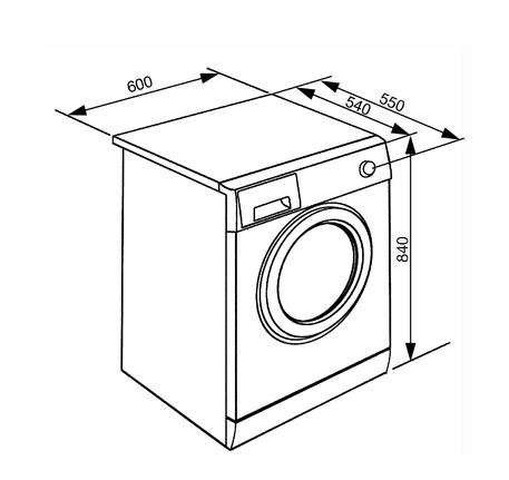 MÁY GIẶT ĐỘC LẬP, CỬA TRƯỚC, MÀU TRẮNG WHT814EIN