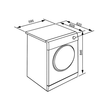 MÁY SẤY ĐỘC LẬP MÀU TRẮNG DHT82EIN