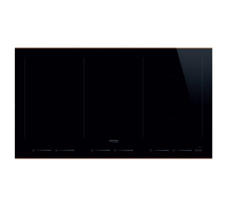 BẾP TỪ, 90CM, CẢM ỨNG, DOLCE STIL NOVO, ĐA VÙNG NẤU, MÀU HOÀN THIỆN: ĐEN VÀ ĐỒNG SIM693WLDR