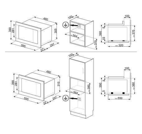 LÒ VI SÓNG KẾT HỢP NƯỚNG, LINEA, MẶT KÍNH BẠC FMI120S1