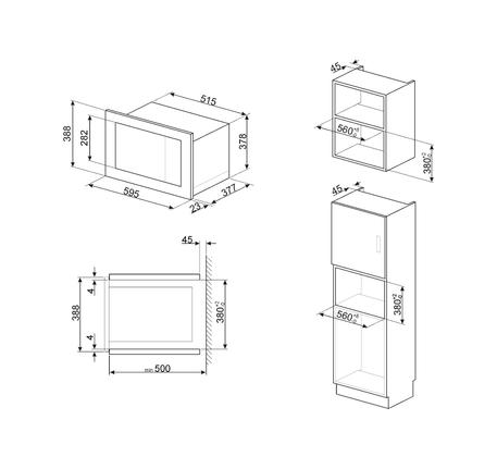 LÒ VI SÓNG KẾT HỢP NƯỚNG, CLASSICA, THÉP KHÔNG GỈ CHỐNG DÍNH FMI325X