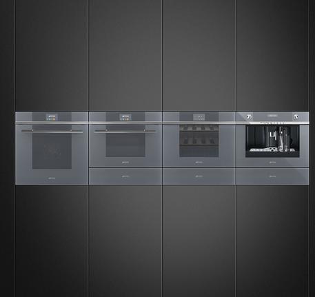 LÒ VI SÓNG KẾT HỢP NƯỚNG, THỦY PHÂN, NHỎ GỌN 45CM, LINEA, MẶT KÍNH BẠC SF4104MCS