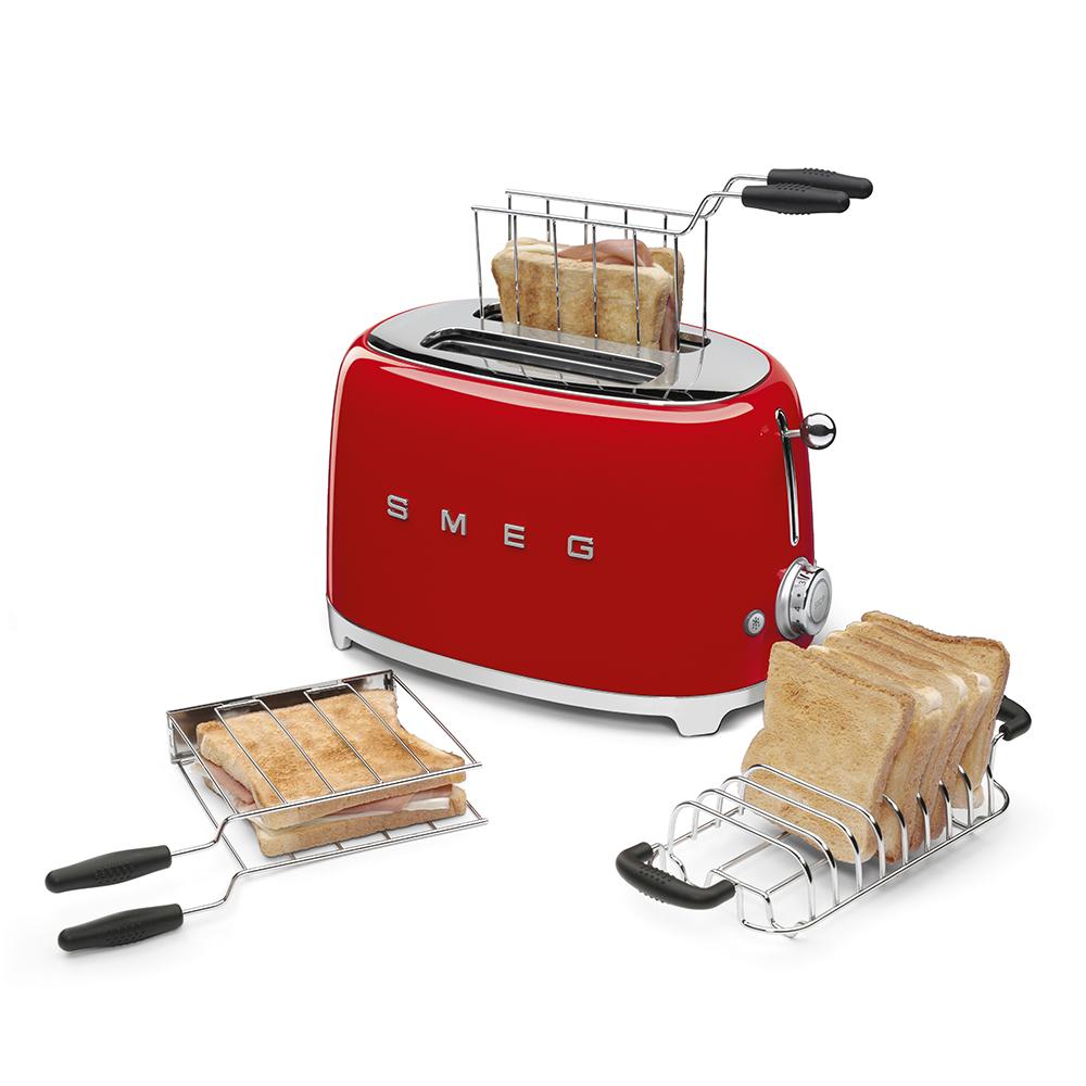 MÁY NƯỚNG BÁNH MÌ 2 LÁT, THẬP NIÊN 50, MÀU ĐỎ TSF01RDEU