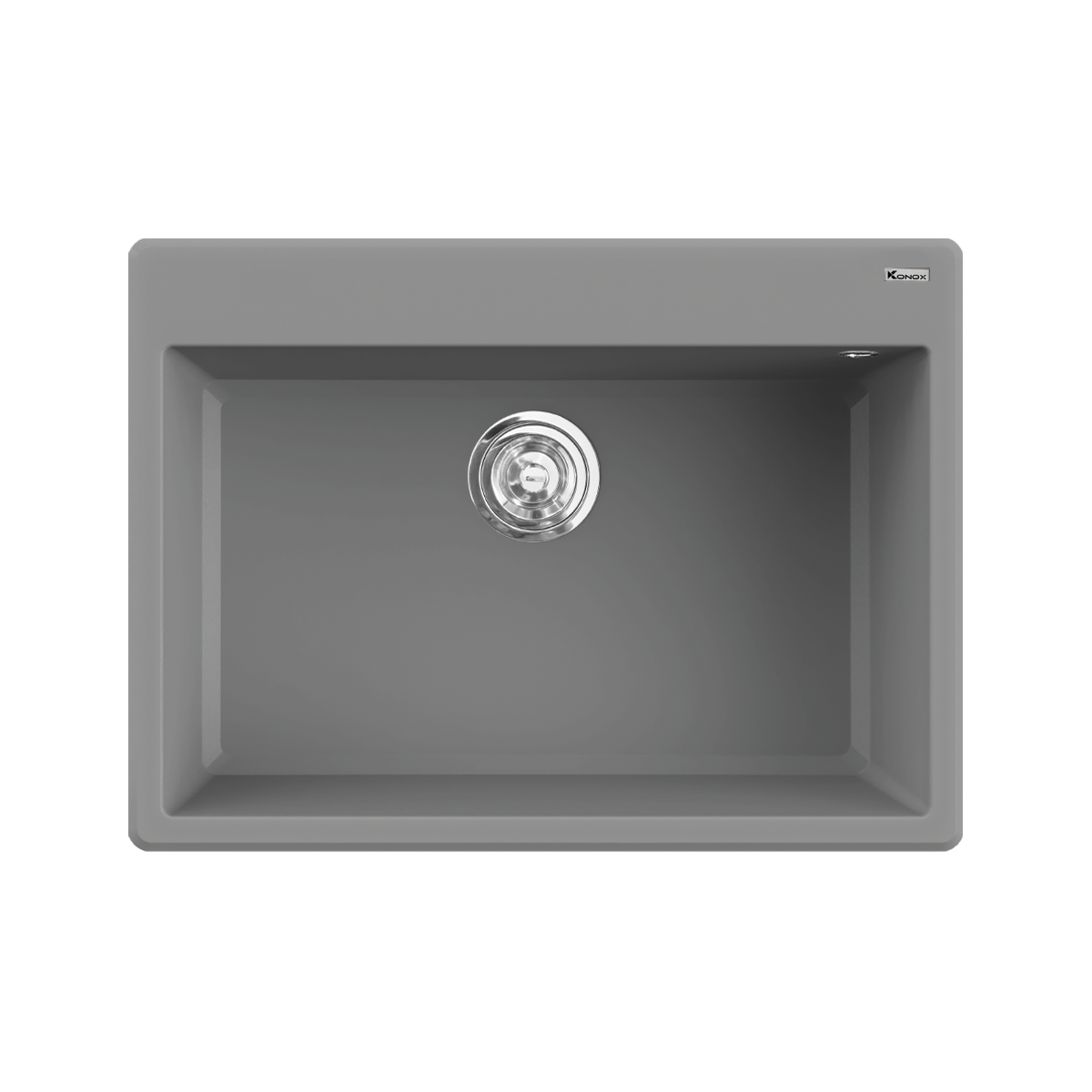 Chậu rửa bát đá Ruvita 680 Grey