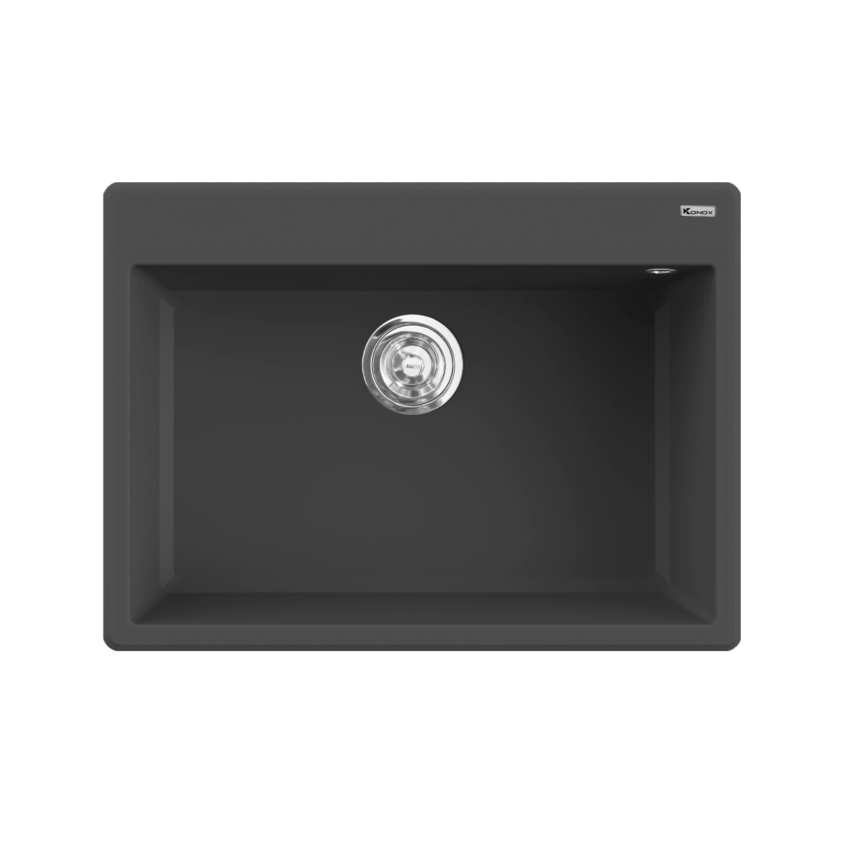 Chậu rửa bát đá Ruvita 680 Black